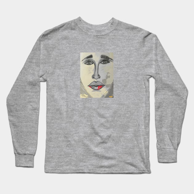 The Familiar Face. Long Sleeve T-Shirt by sunandlion17